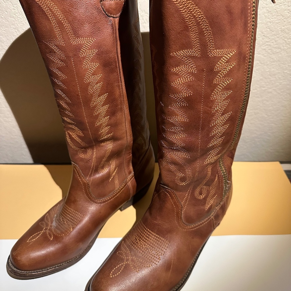 Hand Made Steve Madden Leather Boots EXCELLENT CONDITION No Box